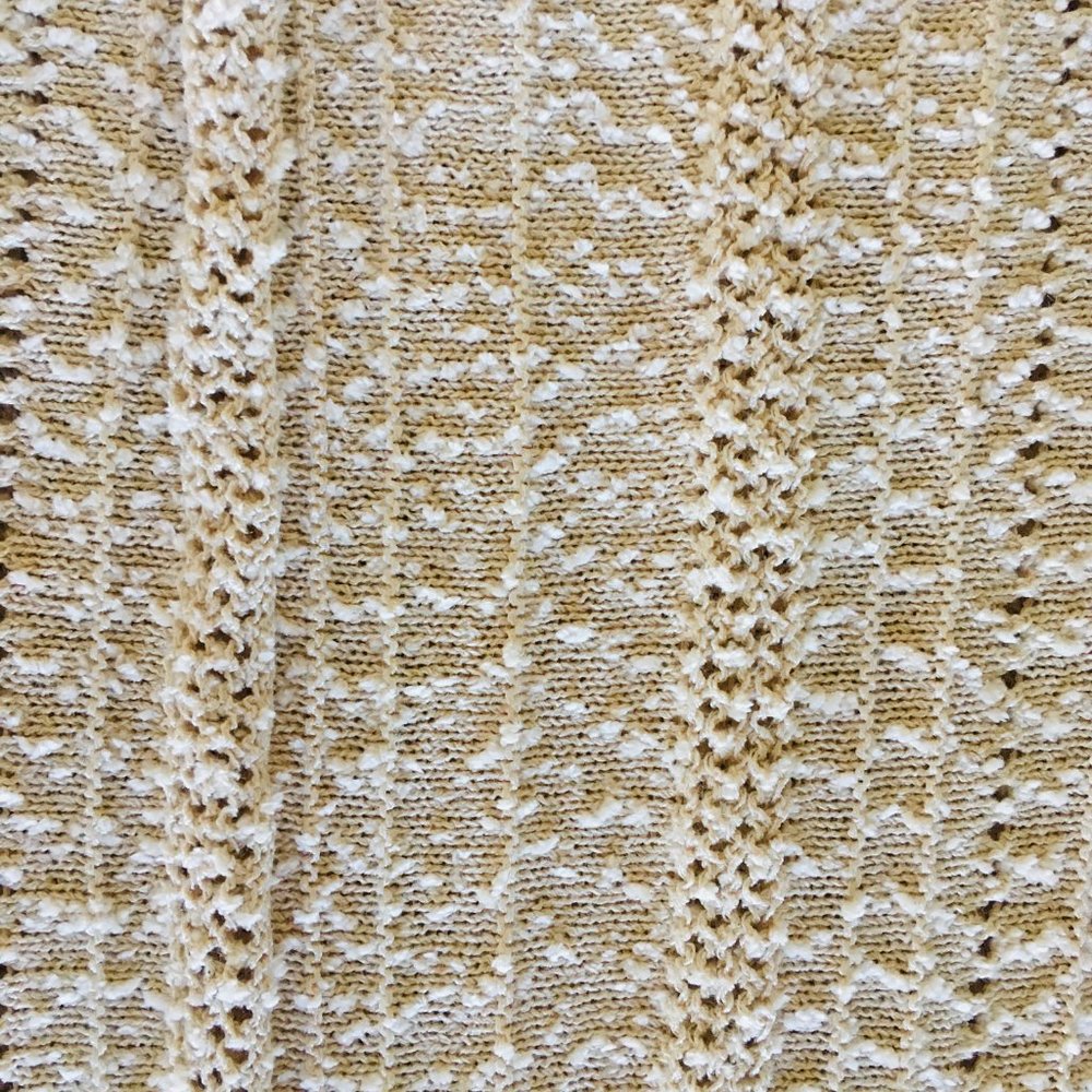 Sweater Crochet Knitted Long Sleeves V-neck Women’s Size Small - Picture 4 of 9